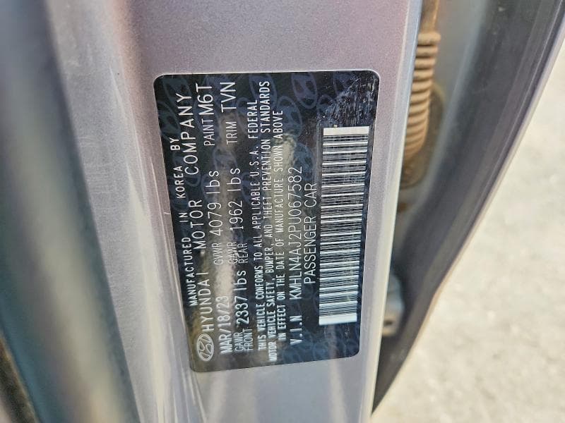 2023 HYUNDAI ELANTRA LIMITED 12