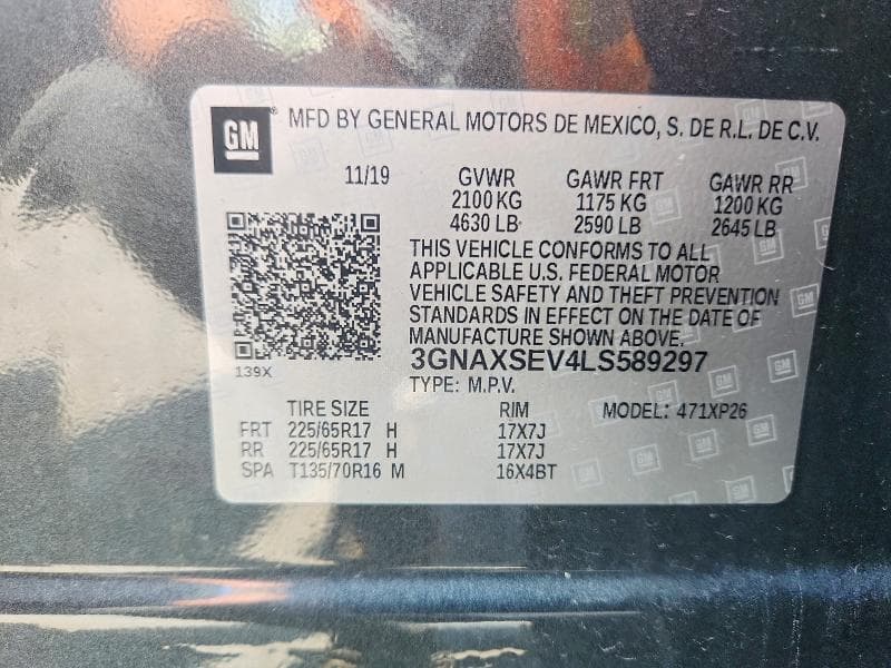 2020 CHEVROLET EQUINOX LS 13