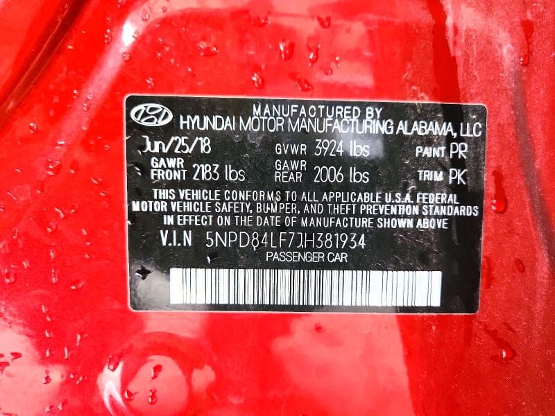 2018 HYUNDAI ELANTRA VALUE EDITION 13