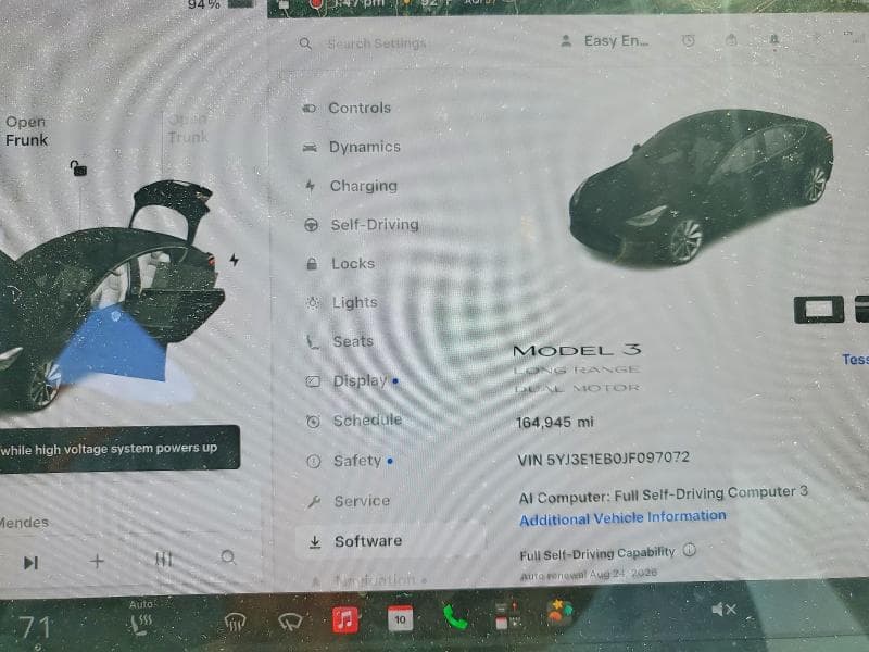 2018 TESLA MODEL 3 9