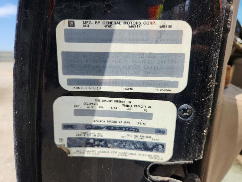 1985 CADILLAC ELDORADO 12