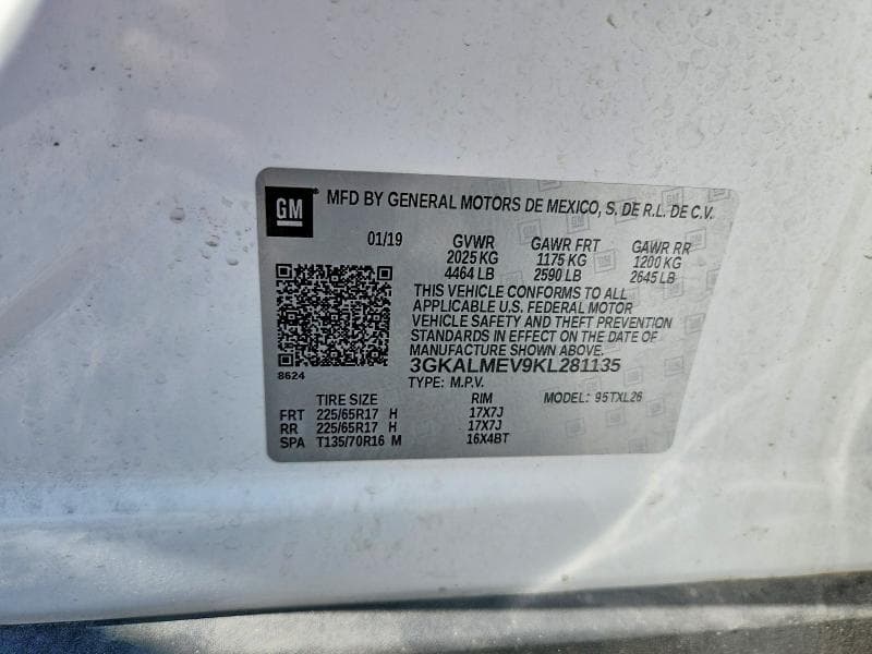 2019 GMC TERRAIN SLE 12