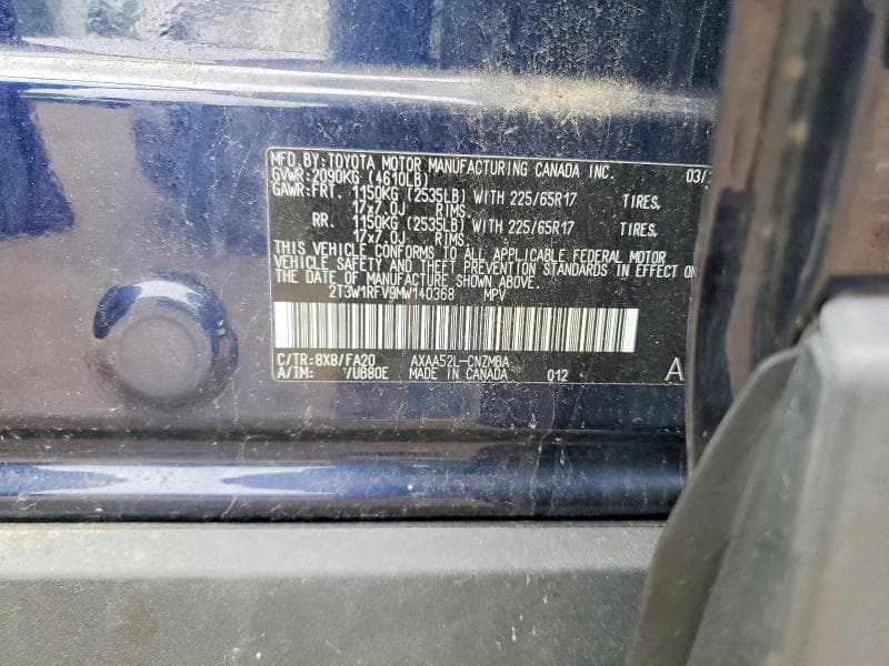 2021 TOYOTA RAV4 XLE 13