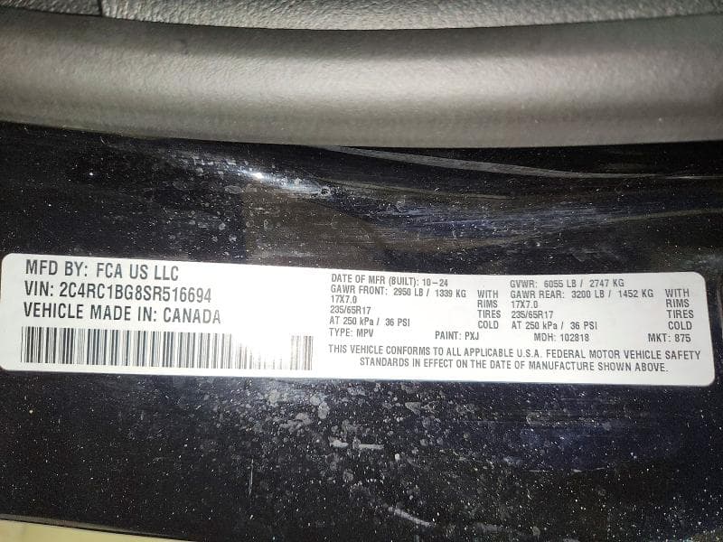 2025 CHRYSLER PACIFICA SELECT 13