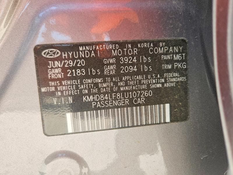 2020 HYUNDAI ELANTRA SEL 12