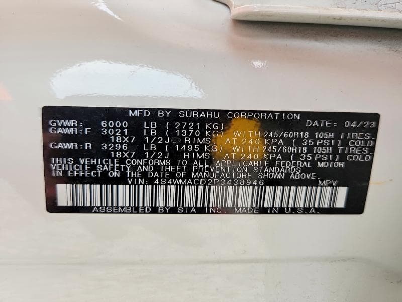 2023 SUBARU ASCENT PREMIUM 13