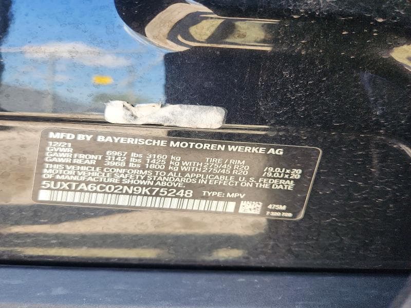 2022 BMW X5 XDRIVE45E 14