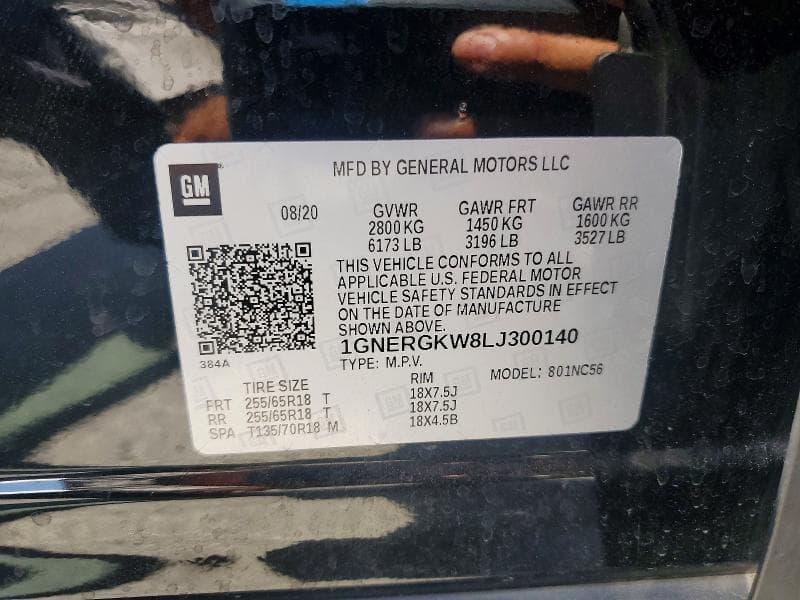 2020 CHEVROLET TRAVERSE LT 12