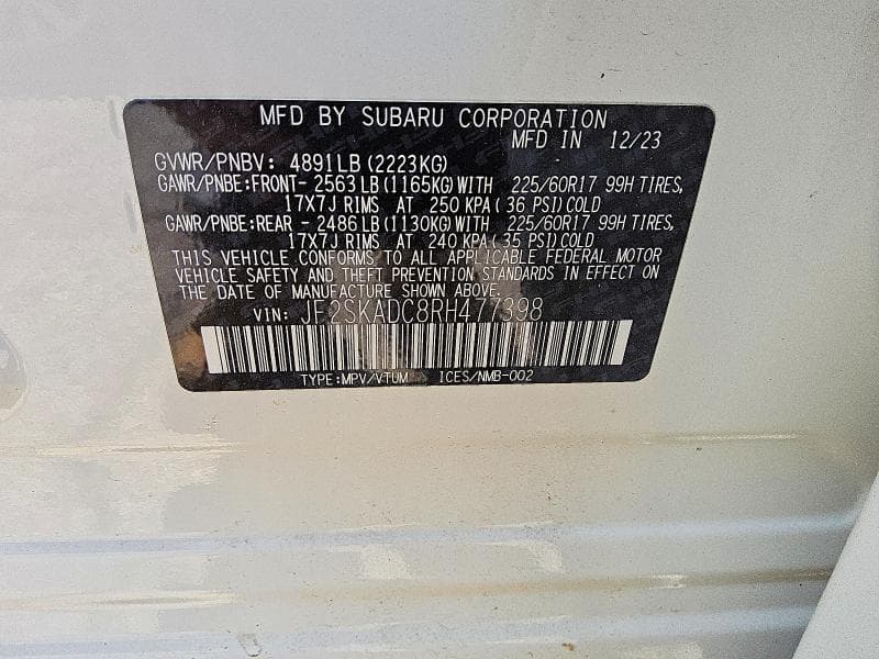 2024 SUBARU FORESTER PREMIUM 13