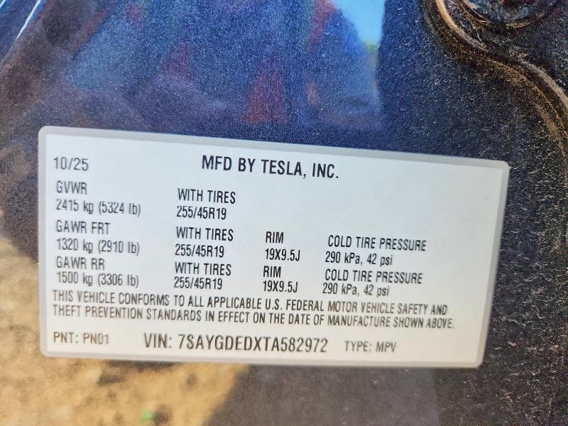 2026 TESLA MODEL Y 13