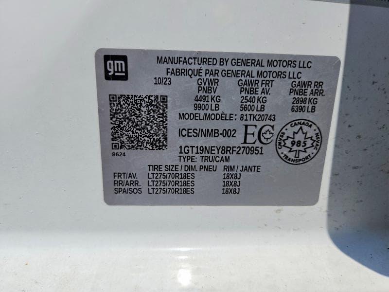 2024 GMC SIERRA K2500 SLT 13