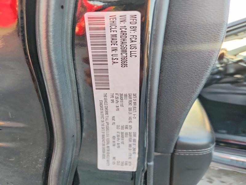 2021 DODGE DURANGO SXT 13