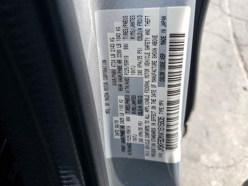 2019 MAZDA CX-5 GRAND TOURING 13