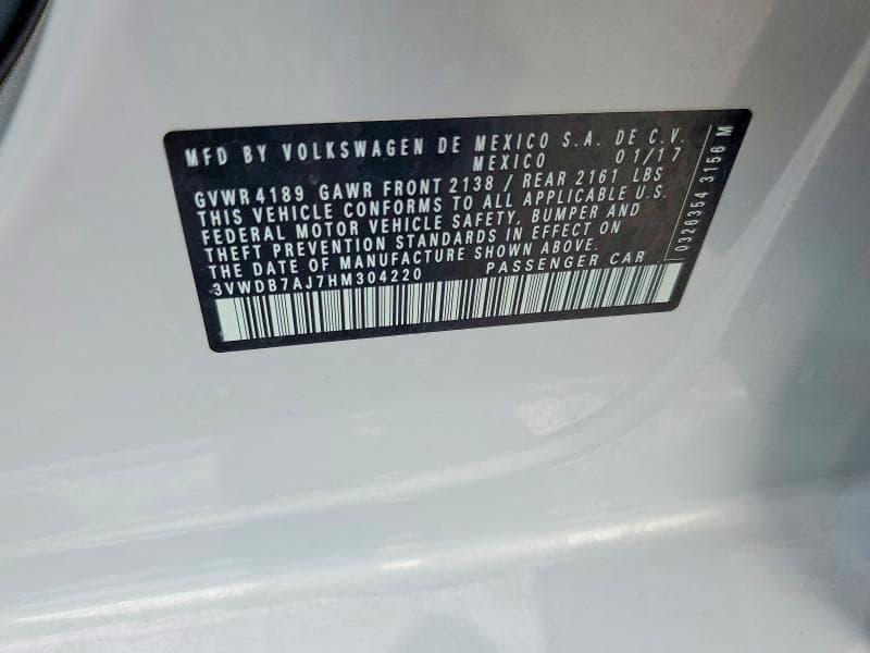 2017 VOLKSWAGEN JETTA SE 12