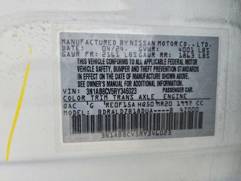 2024 NISSAN SENTRA SV 13