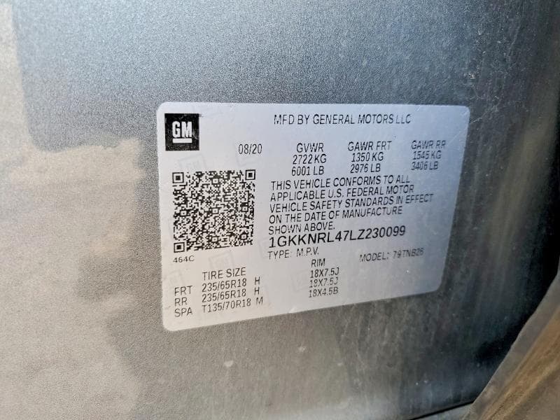 2020 GMC ACADIA SLE 13