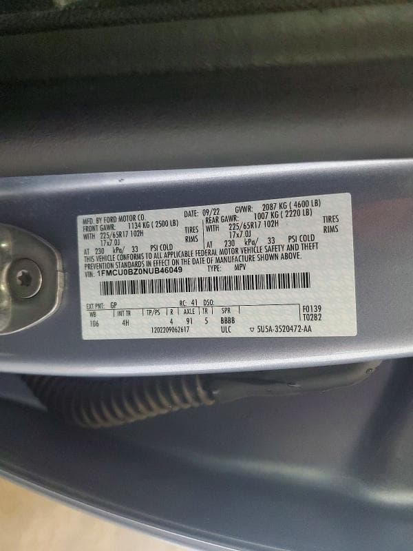 2022 FORD ESCAPE SE 13