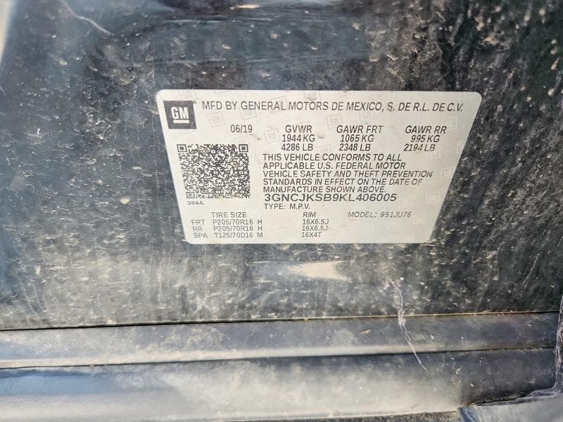 2019 CHEVROLET TRAX LS 13