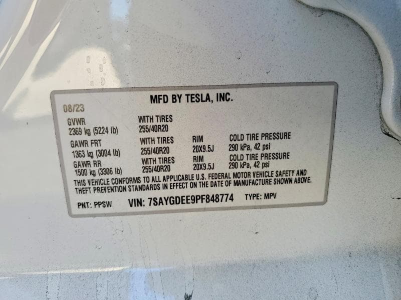 2023 TESLA MODEL Y 13