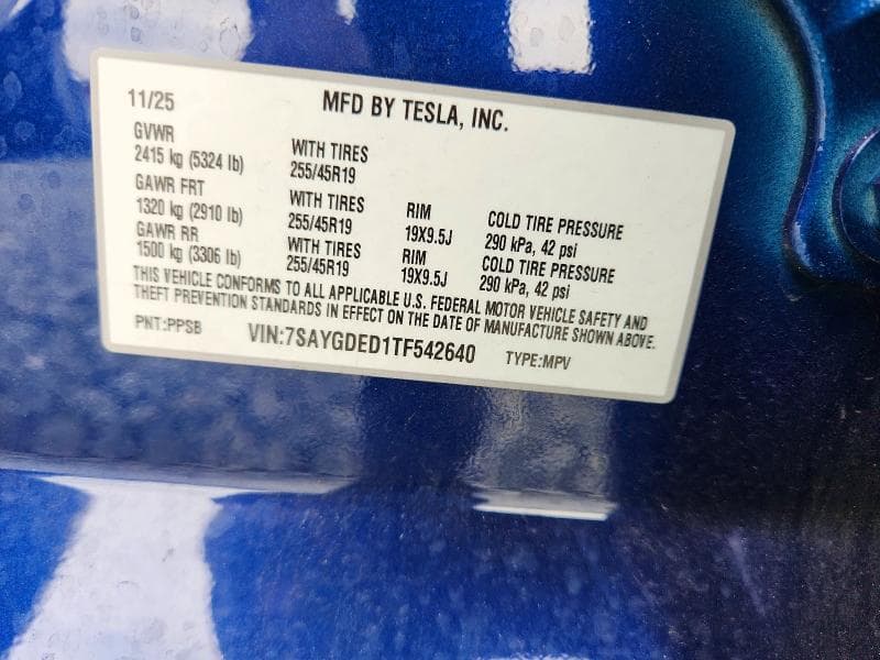 2026 TESLA MODEL Y 12