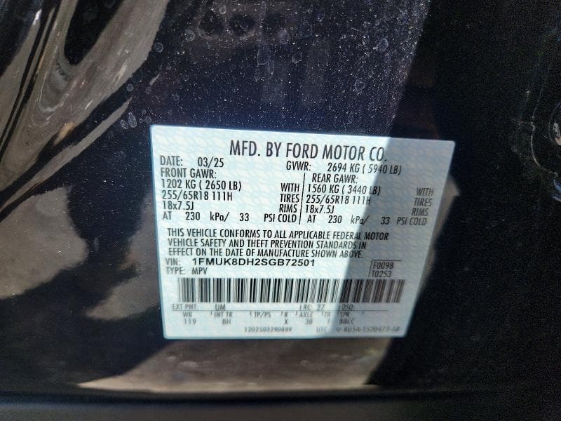 2025 FORD EXPLORER ACTIVE 13