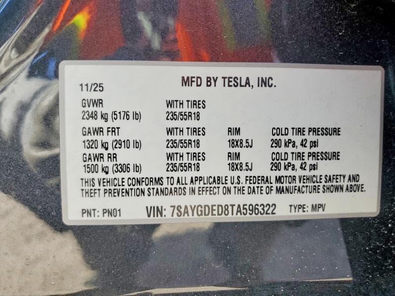 2026 TESLA MODEL  Y 14