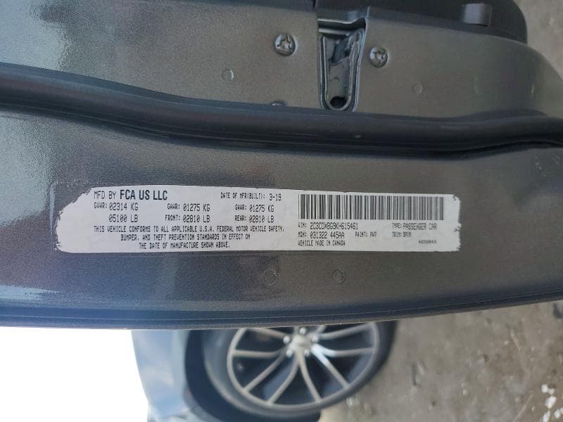 2019 DODGE CHARGER SXT 12
