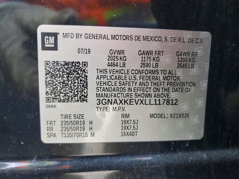 2020 CHEVROLET EQUINOX LT 14