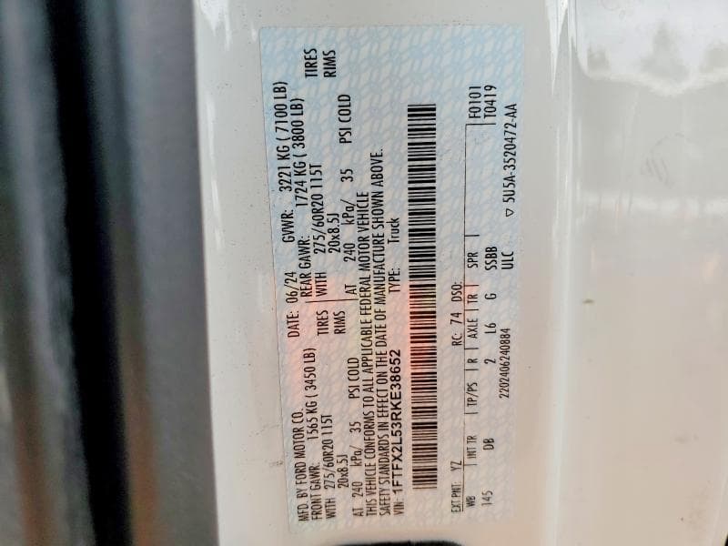 2024 FORD F150 STX 13