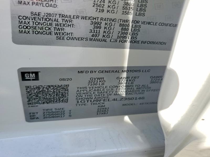 2020 GMC SIERRA K1500 DENALI 13