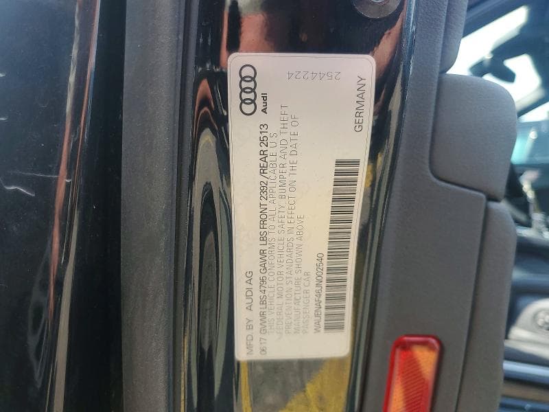 2018 AUDI A4 PREMIUM PLUS 12