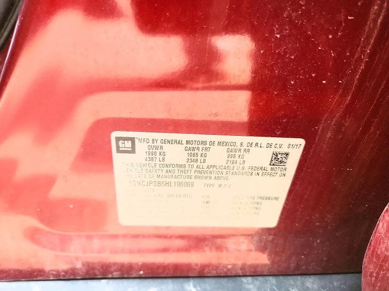 2017 CHEVROLET TRAX 1LT 12