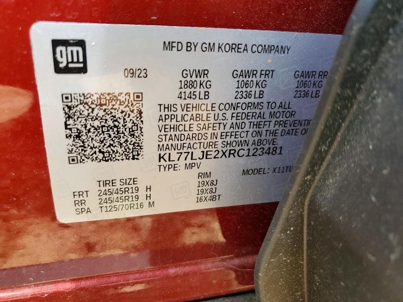 2024 CHEVROLET TRAX 2RS 13