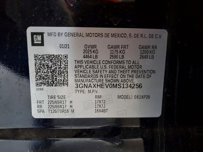 2021 CHEVROLET EQUINOX LS 13