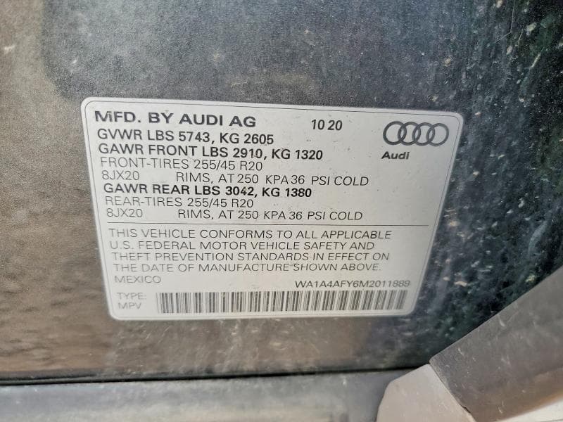 2021 AUDI SQ5 PREMIUM 14