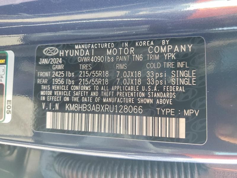 2024 HYUNDAI KONA SEL 13