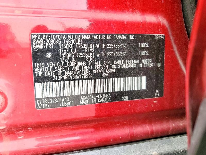 2024 TOYOTA RAV4 XLE 13