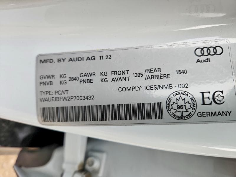 2023 AUDI E-TRON GT PREMIUM PLUS 12