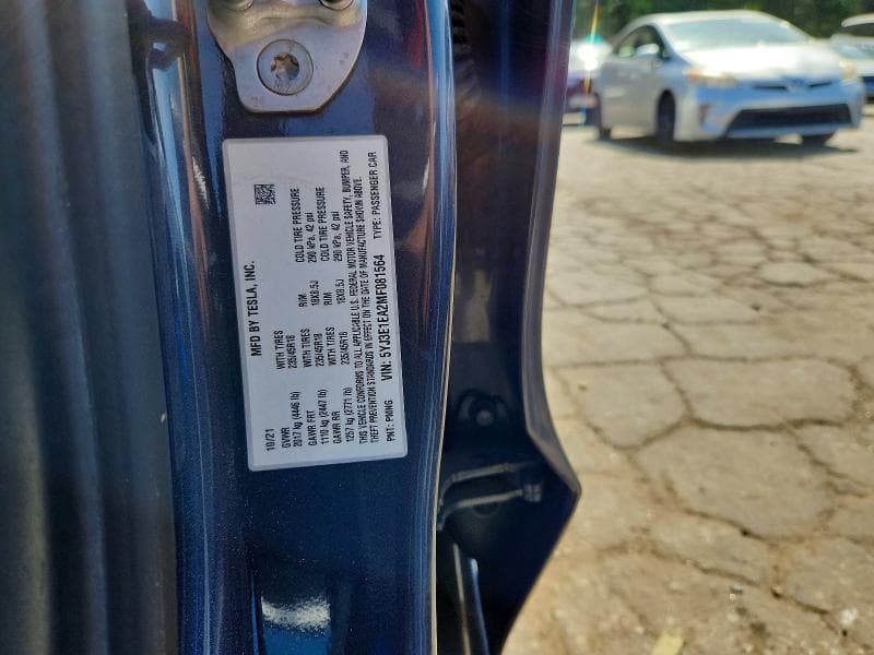 2021 TESLA MODEL 3 12