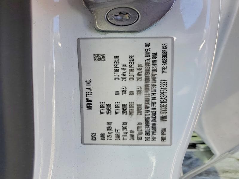 2023 TESLA MODEL 3 12