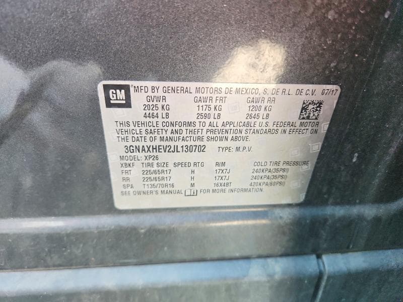 2018 CHEVROLET EQUINOX LS 13