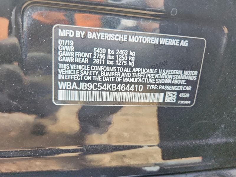 2019 BMW M550XI 12