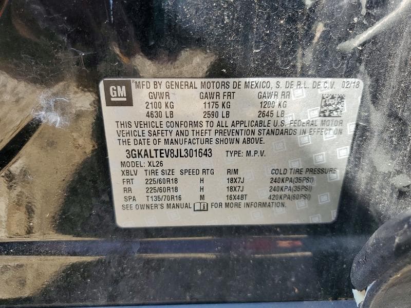 2018 GMC TERRAIN SLE 13