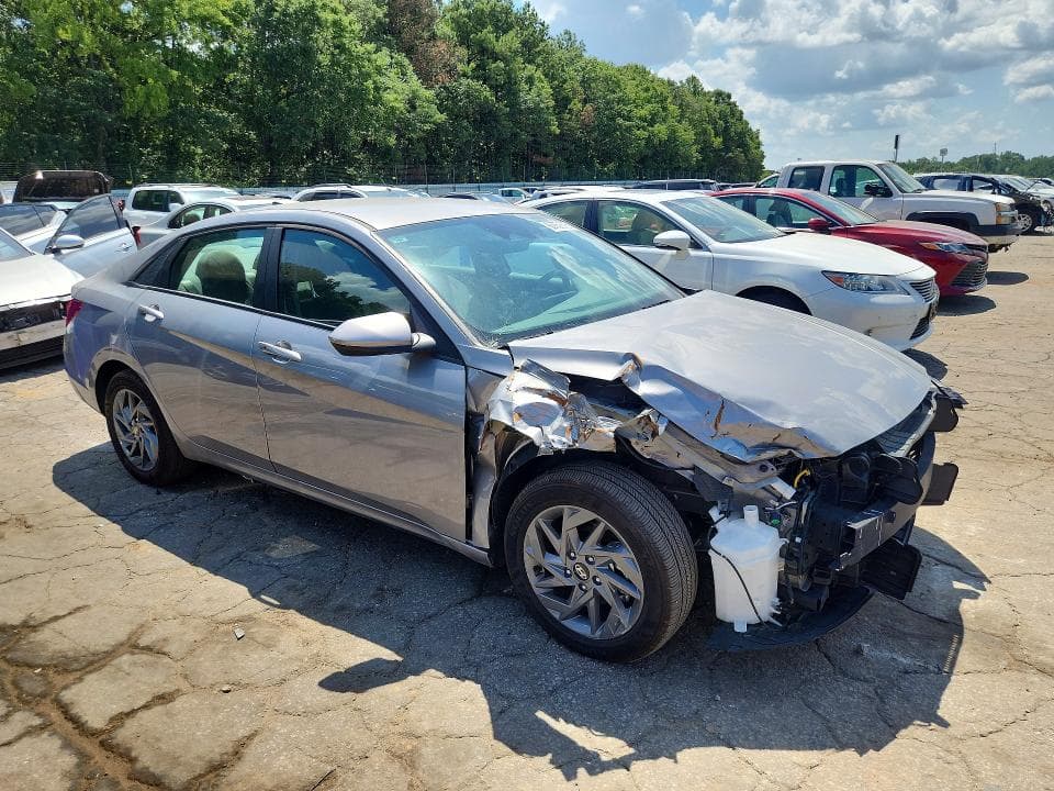 2025 HYUNDAI ELANTRA HYBRID BLUE 4