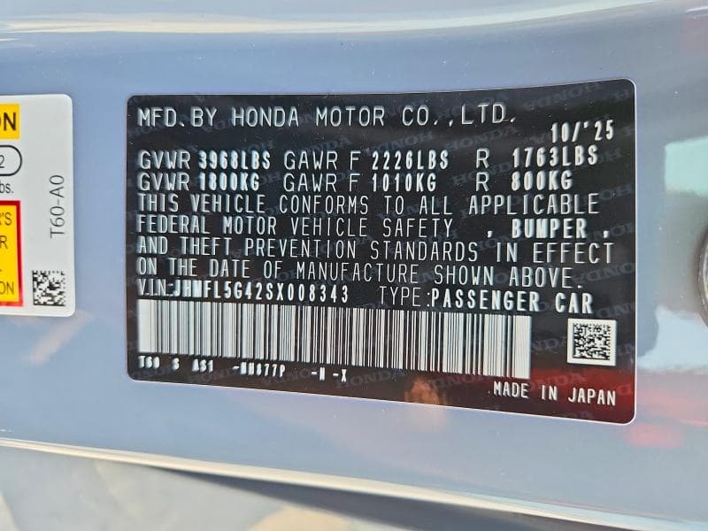 2025 HONDA CIVIC TYPE-R 12
