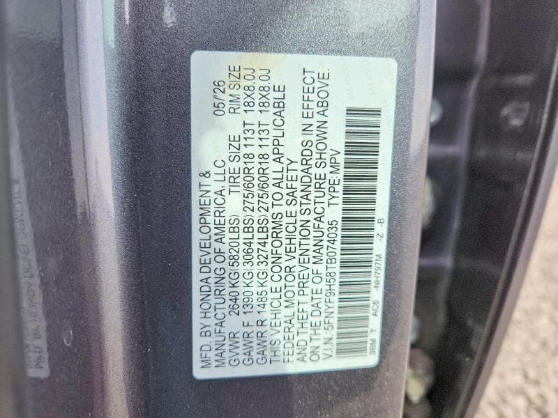 2026 HONDA PASSPORT TRAIL SPORT 14