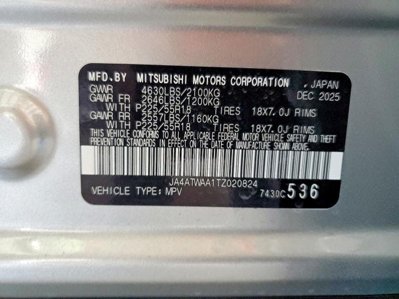 2026 MITSUBISHI ECLIPSE CROSS SE 14