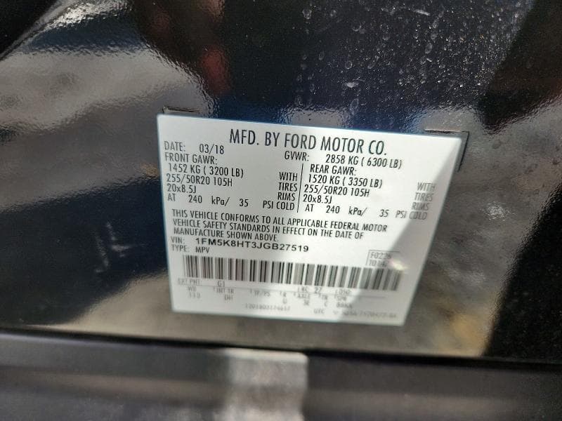 2018 FORD EXPLORER PLATINUM 13