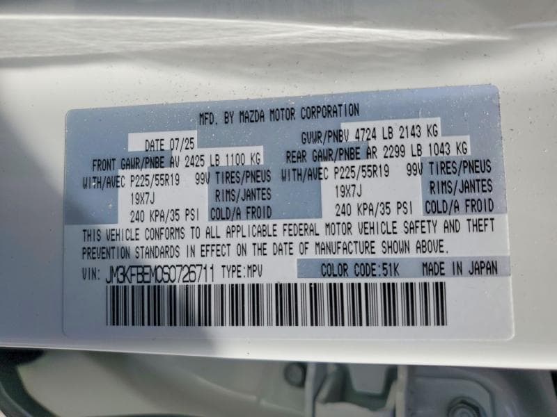 2025 MAZDA CX-5 PREMIUM PLUS 13
