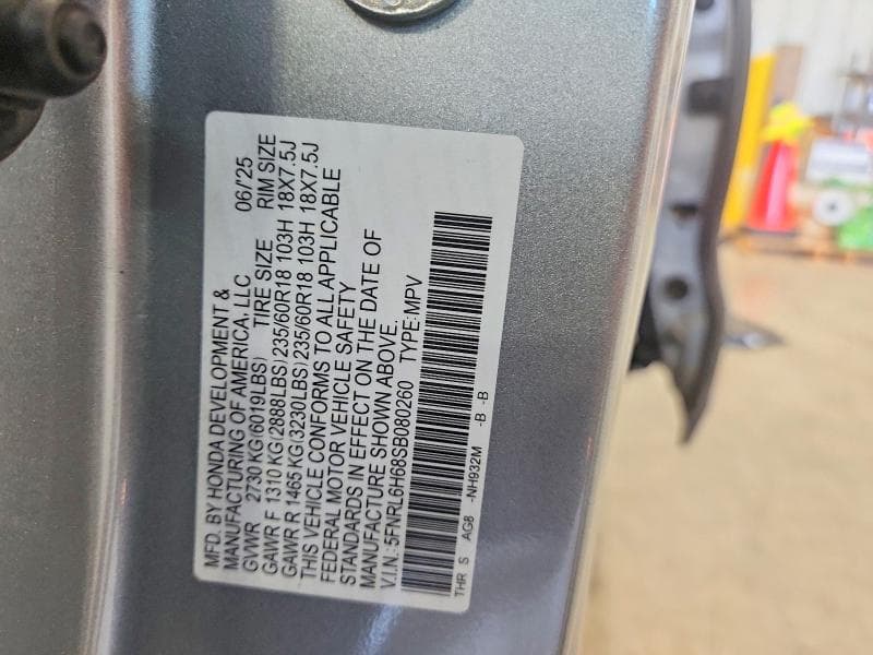 2025 HONDA ODYSSEY EXL 13